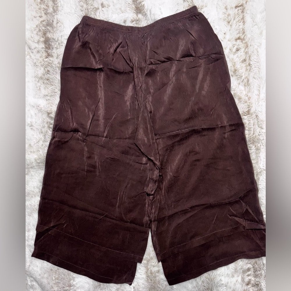 Color Me Cotton Women's Chocolate Brown Pants NWT